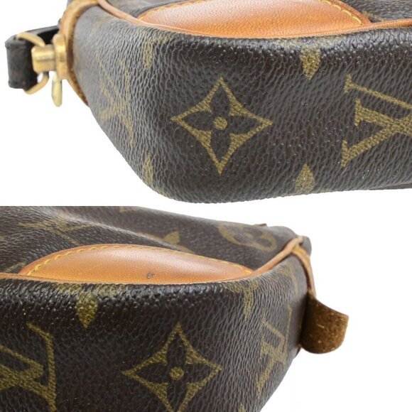 LOUIS VUITTON Marly Dragonne GM Clutch Hand Bag Monogram Brown M51825 61ED902 - Picture 9 of 16